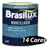 Tinta Esmalte Martelado Antiferrugem Brasilux 3,6l