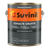 Tinta Esmalte Premium Fosca Para Ferro Grafite Suvinil 3,6 L