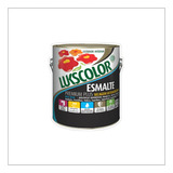 Tinta Esmalte Sintético Base Água 3,6l Lukscolor Cores Galão Cor Gelo Alaska Acetinado