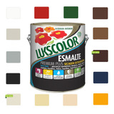 Tinta Esmalte Sintético Base Água 3,6l Lukscolor Cores Galão