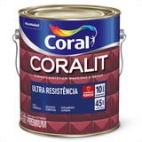 Tinta Esmalte Sintetico Coralit 3600ml Azul Mar Brilhante