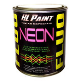 Tinta Fluorescente (neon) Automotiva - 900ml + 25g M. Flakes
