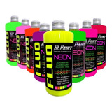 Tinta Fluorescente (neon) Automotiva 3 X 550ml + 50g Flakes