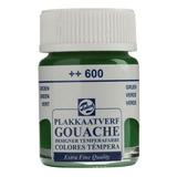 Tinta Gouache Talens Extra Fine 16ml Green 600 Verde