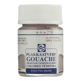 Tinta Gouache Talens Extra Fine 16ml Warm Grey 718 Cinza