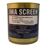 Tinta Gp Brilho Serigrafia Vermelho Brilhante Imagraf 900ml