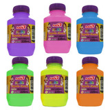 Tinta Guache 220ml Neon Radex Kit Com 6 Cores Sortidas