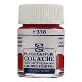Tinta Guache Extra Fina Talens 16ml Cor Carmine 318