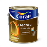 Tinta Latex Coral Decora Semi Brilho 3600ml Diamante Branco