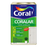 Tinta Latex Coralar Acrílica Branco Fosco 18l Antimofo 