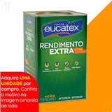 Tinta Latex Eucatex Rendimento Extra Cenoura