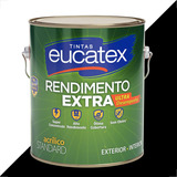 Tinta Latex Eucatex Rendimento Extra Preto