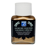 Tinta Líquida Para Douração L & B 75ml 701 Pale Gold