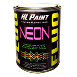 Tinta Neon Automotiva Poliéster 3x900ml + 100g Metal Flakes
