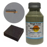 Tinta P/ Couro Cinza Claro Restaurar Banco Carro Sofá 250ml