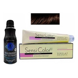 Tinta Para Cabelo Sensi Color Cor 3.0 Castanho Escuro + Ox