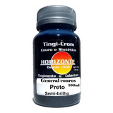 Tinta Para Couro Preto 100ml Horizonte