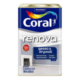 Tinta Para Gesso Drywall Coral Renova Branco Fosco 18l 