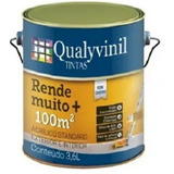 Tinta Para Parede Fosco Branco Rende Muito+qualyvinil 3,6 