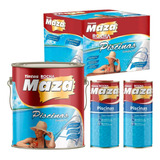 Tinta Para Pintar Piscina De Fibra Azul Kit Maza 4,5 Litros