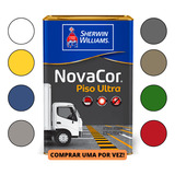 Tinta Piso Acrílica Semibrilho Novacor Piso Ultra 18l Cores