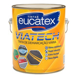 Tinta Piso Demarcação Emborrachada Viatech Eucatex 3,6l