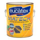 Tinta Piso Demarcação Emborrachada Viatech Eucatex 3,6l