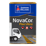 Tinta Piso Novacor Ultra Sherwin Willians 18l Semi-brilho Acabamento Fosco Cor Amarelo Demarcação