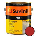 Tinta Piso Premium- Vermelho Demarcação Fosco 3,6l - Suvinil