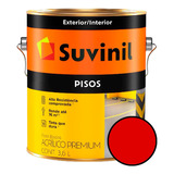 Tinta Piso Suvinil Vermelho Demarcação Fosco Premium 3,6 L