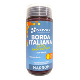 Tinta Plastica Borda Italiana Marrom Novax                 