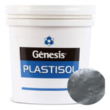 Tinta Plastisol Gel Metalizado Prata 900ml Genesis..