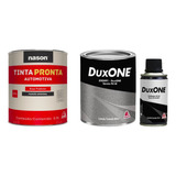 Tinta Poliéster Prata Reflex Vw + Verniz Dx0491 Duxone