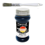 Tinta Preta Couro Tenis Bota Sapato Banco Automotivo 100ml