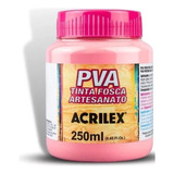 Tinta Pva Acrilex 250ml 567 Rosa Cha