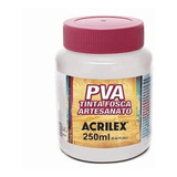Tinta Pva Preto 520 Ou Branco 519 Artesanato Acrilex 250ml