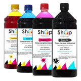 Tinta Recarga Cartucho Compativel Canon 145 146 Kit 4 Litros