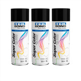 Tinta Spray Alta Qualidade Super Color 350ml Tekbond Kit 3