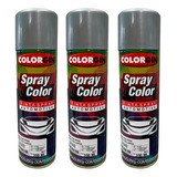Tinta Spray Automotiva Colorgin Aluminio Metalico 300ml 3un