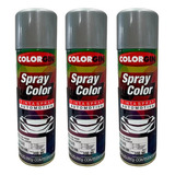 Tinta Spray Automotiva Colorgin Aluminio P/ Rodas 300ml 3un