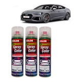 Tinta Spray Automotiva Nardo Gray Audi + Primer + Verniz