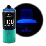 Tinta Spray Azul Fluorescente Neon Nou Colors Grafite 400ml