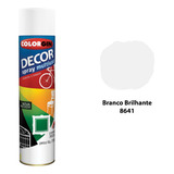 Tinta Spray Branco Brilhante Colorgin Decor 8641 Multiuso