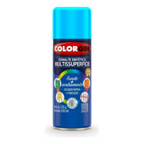 Tinta Spray Esmalte Sintético Multissuperfícies Colorgin Cor Azul Médio