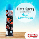 Tinta Spray Fluorescente / Luminoso - 400ml Uso Geral