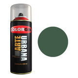 Tinta Spray Fosco Arte Urbana Colorgin 400ml Verde Toscana