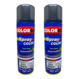 Tinta Spray Grafite Para Rodas Colorgin Metalico 2 Unidades