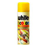 Tinta Spray Metálica White Color Amarelo 340ml Orbi Quimica