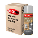 Tinta Spray Metallik Colorgin Secagem Rápida 350ml Kit C/6