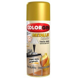 Tinta Spray Metallik Ouro 350ml - Colorgin